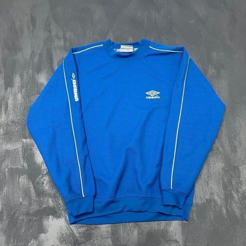 Vintage Umbro Sweatshirt Mens Medium Blue 1990